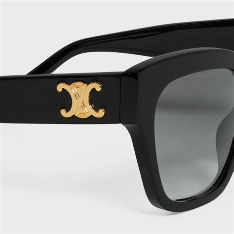 celine triomphe 01 sonnenbrille|TRIOMPHE XL 01 SUNGLASSES IN ACETATE .